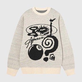 Relolve Abstract Graphic Sweater