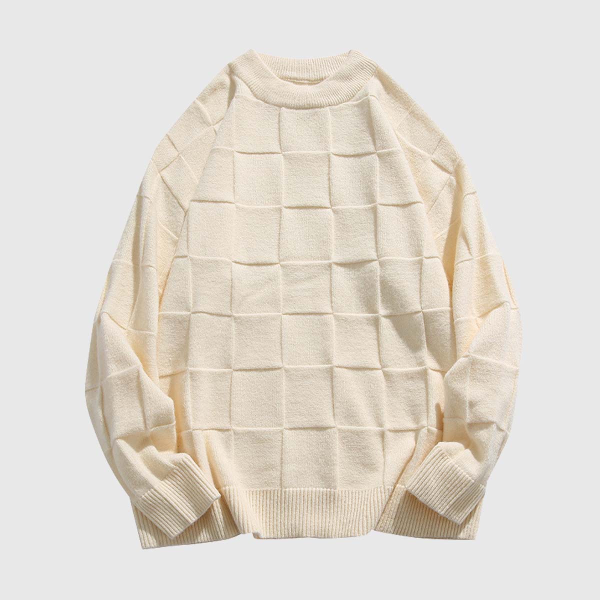 Relolve Winter Chessboard Sweater