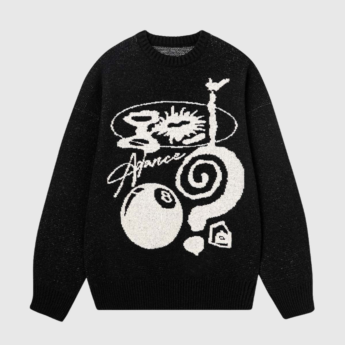 Relolve Abstract Graphic Sweater