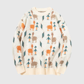 Relolve Vintage Animal & Forest Sweater