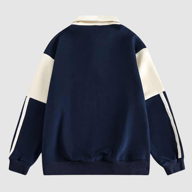 Relolve Contrast Prestige Polo Sweatshirt