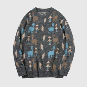 Relolve Vintage Animal & Forest Sweater