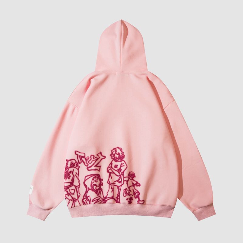 Relolve Line Person Hoodie