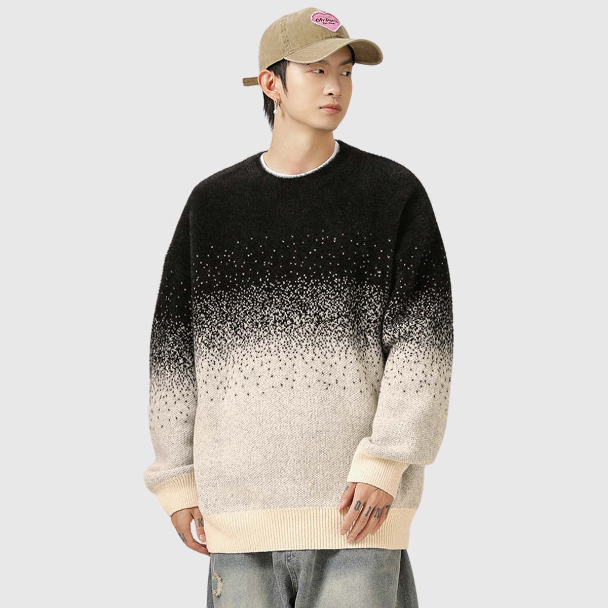 Relolve ombre Gradient Sweater