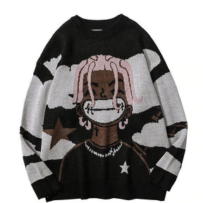 Relolve American Hip-Hop Knit Sweater