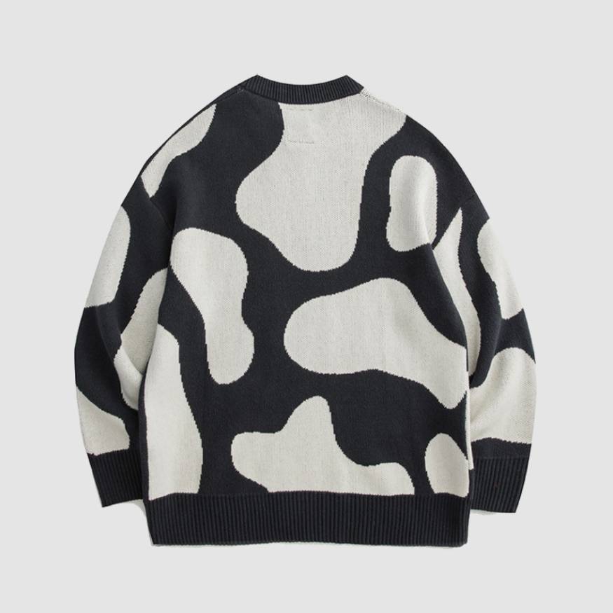 Relolve Cow Patter Sweater